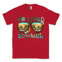 Red Mom Bad Summer Classic Tee - CowhideDigitalArt