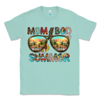 Seafoam Mom Bad Summer Classic Tee - CowhideDigitalArt