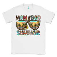 White Mom Bad Summer Classic Tee - CowhideDigitalArt