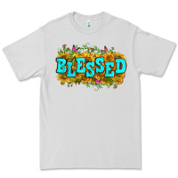 Dove Grey western blessed Premium Tee - Zillion Design Studio