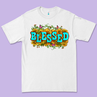 Western Blessed Premium Tee Designed By Zillion Design Studio