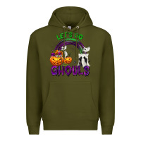 Army Green Let's Go Ghouls Premium Hoodie - texasbilliewilder