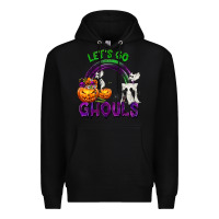 Black Let's Go Ghouls Premium Hoodie - texasbilliewilder