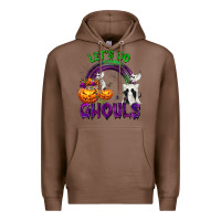 Chestnut Let's Go Ghouls Premium Hoodie - texasbilliewilder