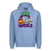 Colony Blue Let's Go Ghouls Premium Hoodie - texasbilliewilder