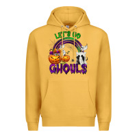 Mustard Let's Go Ghouls Premium Hoodie - texasbilliewilder