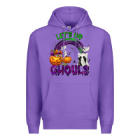 Purple Let's Go Ghouls Premium Hoodie - texasbilliewilder