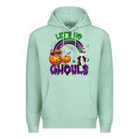 Seafoam Let's Go Ghouls Premium Hoodie - texasbilliewilder