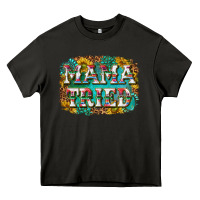 Asphalt western mama tried with sunflowers and gemstone Heavy Core Tee - texasbilliewilder