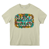 Mossy western mama tried with sunflowers and gemstone Heavy Core Tee - texasbilliewilder
