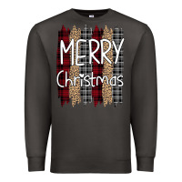 Smoke Merry Christmas Leopard Premium Sweatshirt - Bettercallsaul