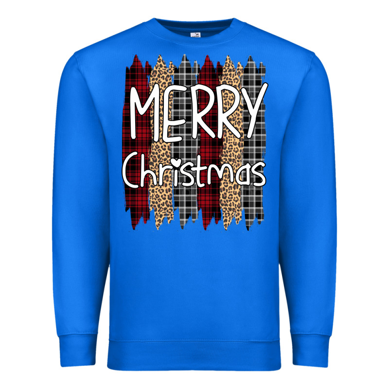 Merry Christmas Leopard Premium Sweatshirt by Bettercallsaul | Teevron
