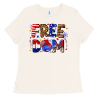 Bone fourth of july freedom Ladies Tee - texasbilliewilder