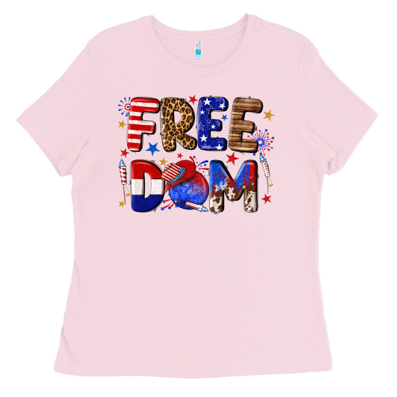 Fourth Of July Freedom Ladies Tee by texasbilliewilder | Teevron