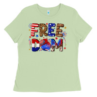 Matcha fourth of july freedom Ladies Tee - texasbilliewilder