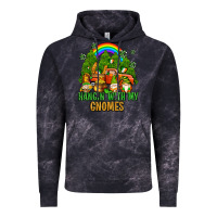Cloud Black hangin with my gnomes with rainbow Vintage Hoodie - AdoDesignShop