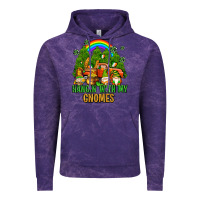 Cloud Purple hangin with my gnomes with rainbow Vintage Hoodie - AdoDesignShop