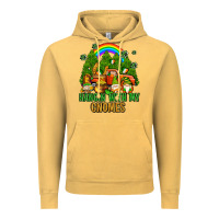 Vintage Mustard hangin with my gnomes with rainbow Vintage Hoodie - AdoDesignShop