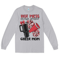 Moon Dust hot mess always stressed cheer mom Long Sleeve Tee - MaliasSmallBusiness
