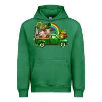 Emerald St. Patrick's Day farm animals Urban Hoodie - CowGirlArtShop