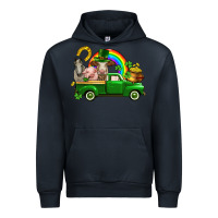 Navy St. Patrick's Day farm animals Urban Hoodie - CowGirlArtShop