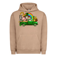 Pigment Burro St. Patrick's Day farm animals Urban Hoodie - CowGirlArtShop