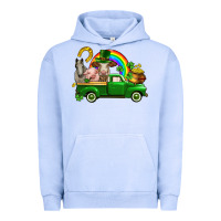 Pigment Grape Ice St. Patrick's Day farm animals Urban Hoodie - CowGirlArtShop