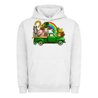 Pigment Lunar Rock St. Patrick's Day farm animals Urban Hoodie - CowGirlArtShop
