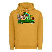 Pigment Peanut Butter St. Patrick's Day farm animals Urban Hoodie - CowGirlArtShop