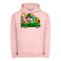 Pigment Salmon St. Patrick's Day farm animals Urban Hoodie - CowGirlArtShop