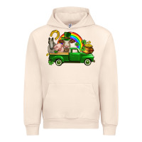 Sandshell St. Patrick's Day farm animals Urban Hoodie - CowGirlArtShop
