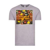 Vintage Zinc bulldozer camouflage tumbler Vintage Tee - Artiststas