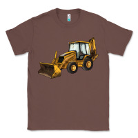 Chestnut Backhoe Loader Truck Classic Tee - LillyAllenDesigns