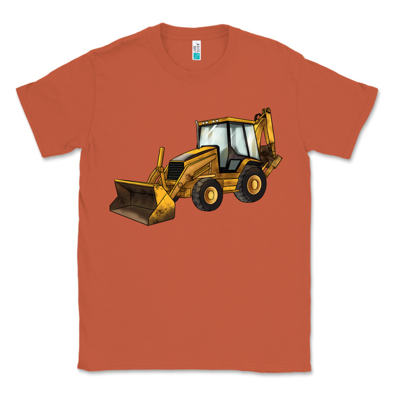 Backhoe Loader Truck Classic Tee by LillyAllenDesigns | Teevron