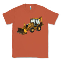 Copper Backhoe Loader Truck Classic Tee - LillyAllenDesigns
