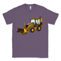 Lavender Backhoe Loader Truck Classic Tee - LillyAllenDesigns