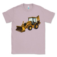 Lilac Backhoe Loader Truck Classic Tee - LillyAllenDesigns