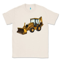 Natural Backhoe Loader Truck Classic Tee - LillyAllenDesigns
