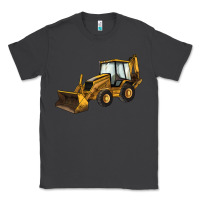 Smoke Backhoe Loader Truck Classic Tee - LillyAllenDesigns