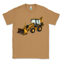 Toasted Coconut Backhoe Loader Truck Classic Tee - LillyAllenDesigns