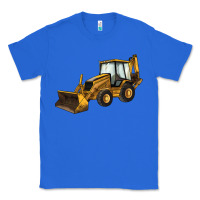 True Royal Backhoe Loader Truck Classic Tee - LillyAllenDesigns
