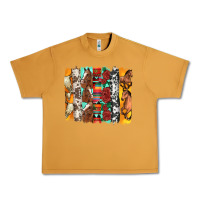 Peanut Butter western horses roses and bullskulls wıth cowhide amd serape brushstro Urban Heavy Tee - Artiststas