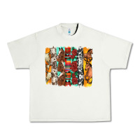 Pistachio western horses roses and bullskulls wıth cowhide amd serape brushstro Urban Heavy Tee - Artiststas