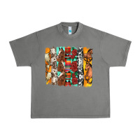 Tornado western horses roses and bullskulls wıth cowhide amd serape brushstro Urban Heavy Tee - Artiststas