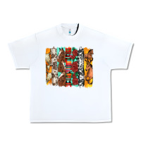White western horses roses and bullskulls wıth cowhide amd serape brushstro Urban Heavy Tee - Artiststas