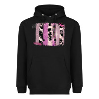 Black Purple Glitter Cowhide Pattern Brushstrokes Heavyweight Hoodie - Bettercallsaul