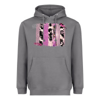 Storm Purple Glitter Cowhide Pattern Brushstrokes Heavyweight Hoodie - Bettercallsaul