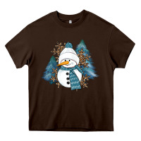 Chocolate Brown showman winter Heavy Core Tee - RanaPortraitStore