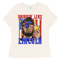 Bone drinking like lincoln Ladies Tee - texasbilliewilder