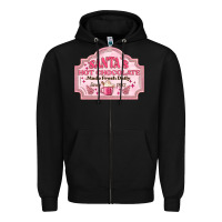 Black santas hot chocolate Zipper Hoodie - MaliasSmallBusiness
